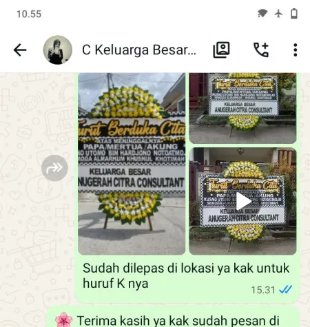 Pengiriman Papan Bunga Duka Bali Mester