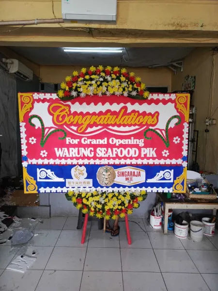 Papan Bunga Ucapan Selamat Bali Mester
