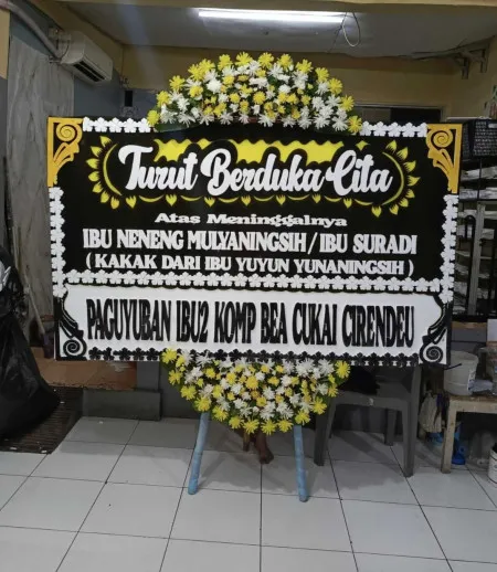 Papan Bunga Duka Bali Mester